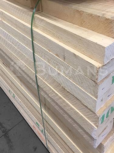 Доска обрезная AB толщина 52 мм из ореха американского